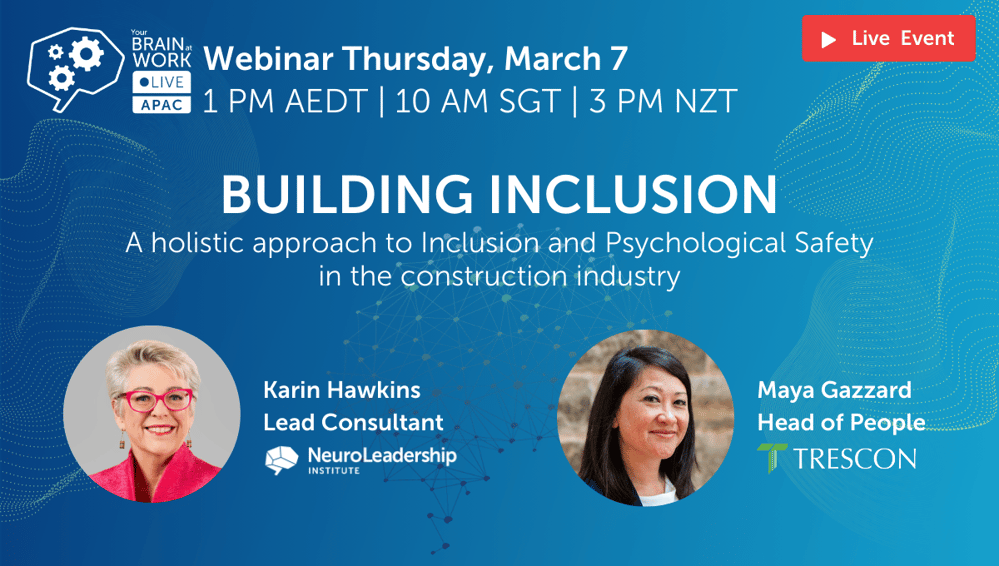 Building Inclusion - NeuroLeadership Institute