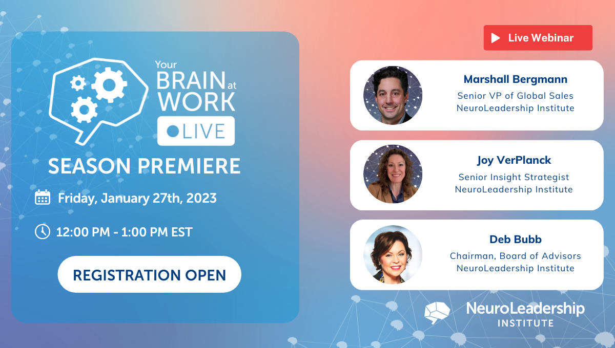 Your Brain at Work LIVE | Getting CEO Buy-In for Talent Initiatives