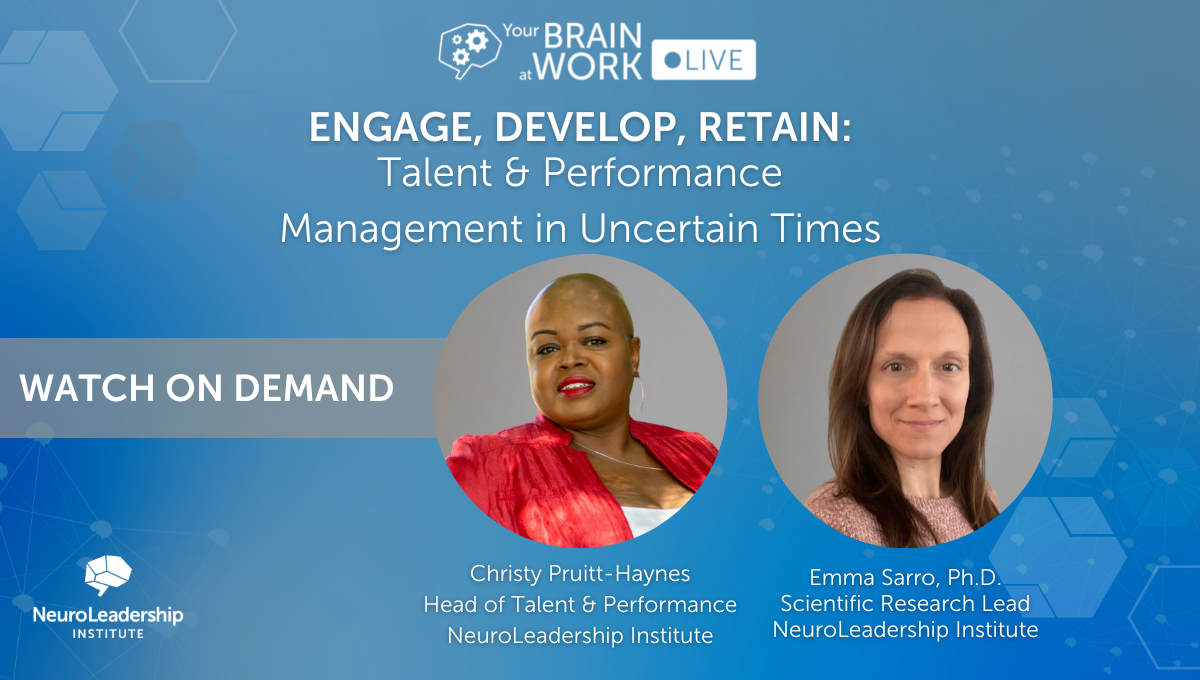 On-Demand: ENGAGE, DEVELOP, RETAIN: Talent & Performance Management in ...